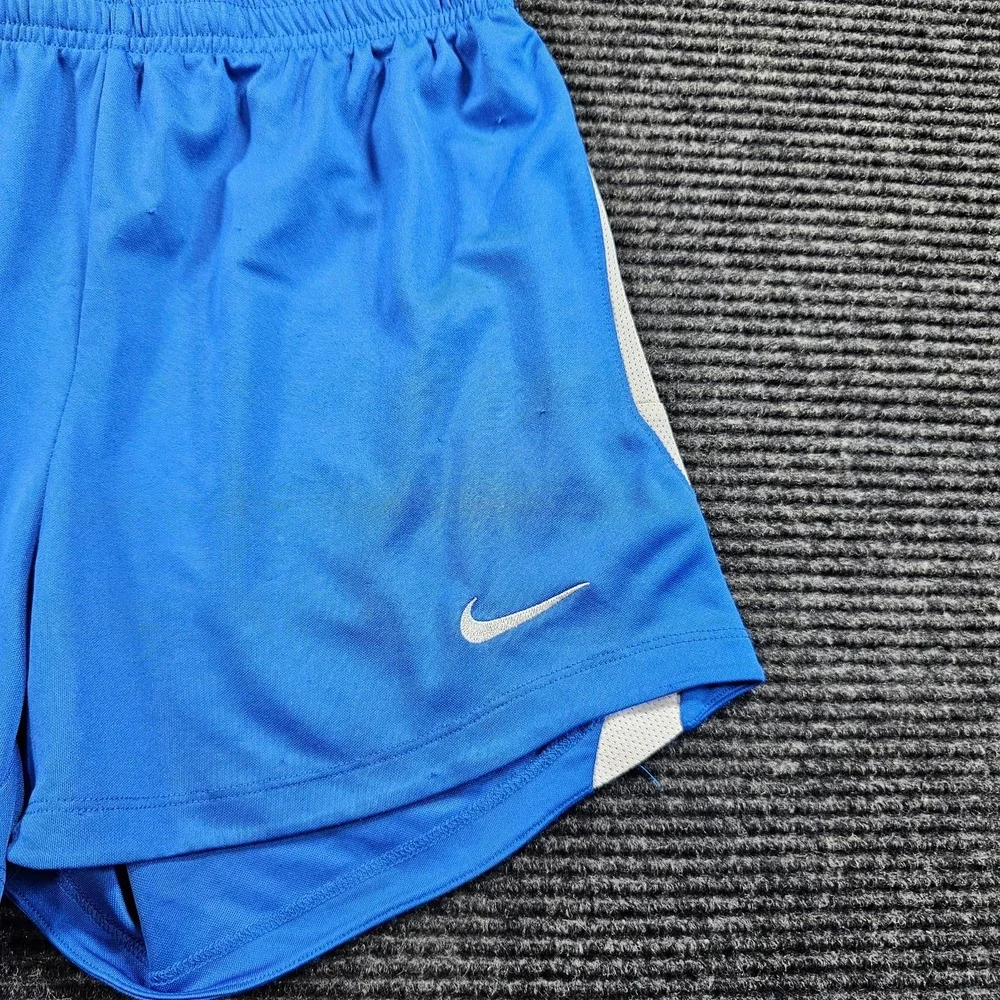 Nike Running Shorts Womens Small Blue Dri-FIT Athletic Training 3in Inseam